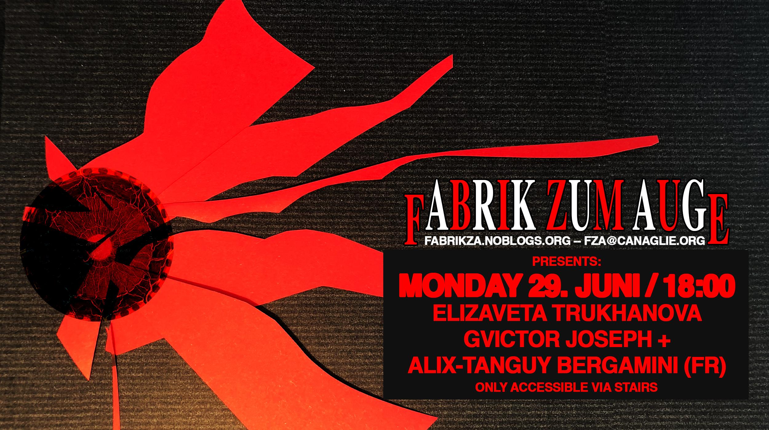 Concert, 29. Juni 2026: ELIZAVETA TRUKHANOVA & GVICTOR JOSEPH + ALIX-TANGUY BERGAMINI (FR)